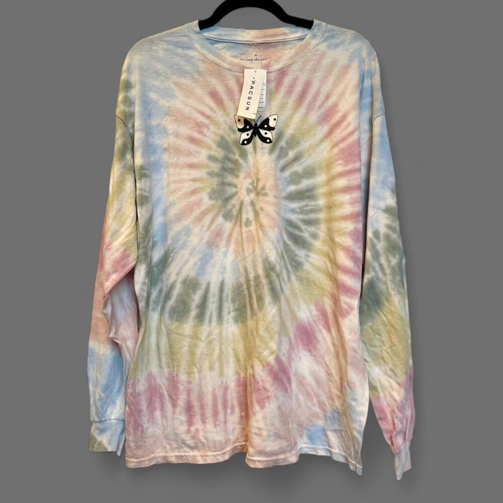 Pacsun Multicolor Tiedye Long Sleeve Top